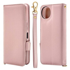 ラスタバナナ｜RastaBanana AQUOS wish5 ハンドストラップ付き手帳型ケース ライトピンク 8812AW5BHSLPK