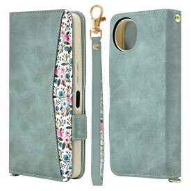 ラスタバナナ｜RastaBanana AQUOS wish5 花柄手帳型ケース ライトブルー 8814AW5BHLBL