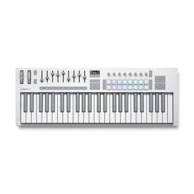NOVATION｜ノベーション 〔USB MIDIキーボードコントローラー〕 Launchkey 49 Mk4 White