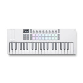 NOVATION｜ノベーション 〔USB MIDIキーボードコントローラー〕 Launchkey Mini 37 Mk4 White