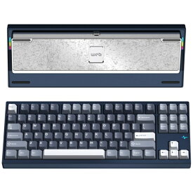 【エントリーで最大2万ポイント当たる｜2/25まで】 WOBKEY｜ウォブキー キーボード Crush 80 Pro(英語配列) ネイビー PC80RENAVY [有線・ワイヤレス /Bluetooth・USB]