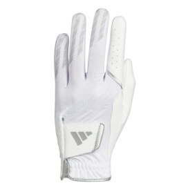 アディダス｜adidas ゴルフグローブ クール ハイグリップ 25 グローブ ホワイト/グレーツー KVH41 [メンズ /左手着用(右打ち用) /26cm]【返品交換不可】