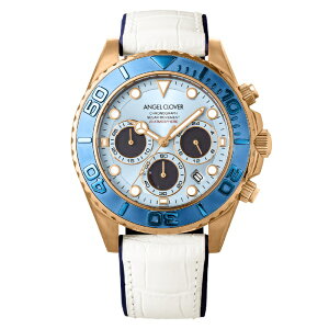 GWFN[o[bAngel Clover ^CNtg _Co[ [Time Craft Diver] 1Nۏ u[ TCD45PBU-WH [Ki]