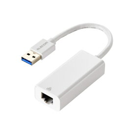 ELECOM｜エレコム LAN変換アダプタ [USB-A オス→メス LAN] 1Gbps対応(Mac/Windows11対応・Switch対応) ホワイト EDC-GUA3V3-W