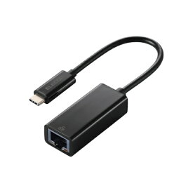 ELECOM｜エレコム LAN変換アダプタ [USB-C オス→メス LAN] 1Gbps対応(iPadOS/Mac/Windows11対応・Switch対応) ブラック EDC-GUC3V3-B