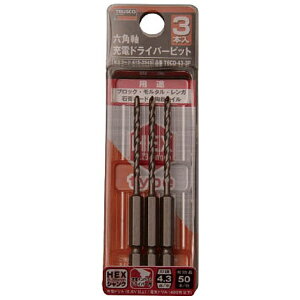 �g���X�R���R�bTRUSCO NAKAYAMA �Z�p���[�d�h���C�o�[�r�b�g�@4.3×90�@3�{�g�@T6CD433P