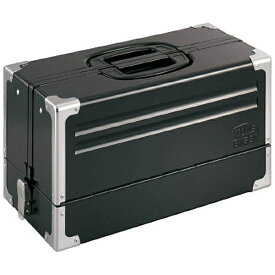 TONE｜トネ ツールケース（メタル）　V形3段式　マットブラック　BX331BK