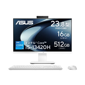 ASUSbGCX[X fXNgbvp\R V400 AiO (V440VAK) zCg V440VAK-WPC125W [23.8^ /Windows11 Home /intel Core i5 /F16GB /SSDF512GB /2025N6f]