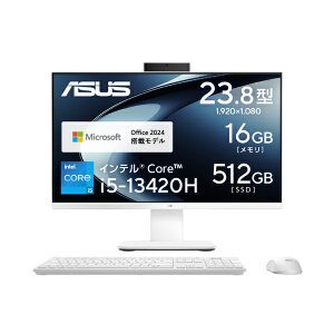 ASUSbGCX[X fXNgbvp\R V400 AiO (V440VAK) zCg V440VAK-WPC026WS [23.8^ /Windows11 Home /intel Core i5 /F16GB /SSDF512GB /Office HomeandBusiness /2025N6f]
