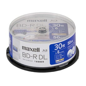 【エントリー2倍｜対象ユーザー限定 2/10まで】 Maxell｜マクセル 録画用BD-R DL BRV50WPH.30SP [30枚 /50GB /インクジェットプリンター対応]