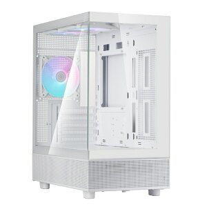 SilverStonebVo[Xg[ PCP[X [Micro ATX /Mini-ITX] Lucid 04 zCg SST-LD04-W-ARGB