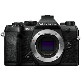 【エントリーで最大2万ポイント当たる｜2/25まで】 OM SYSTEM｜オーエムシステム OM-5 Mark II ミラーレス一眼カメラ ブラック [ボディ単体]