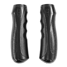 OGK｜オージーケー 自転車用グリップ AG-021グリップ(ロング&ロング) 黒×黒