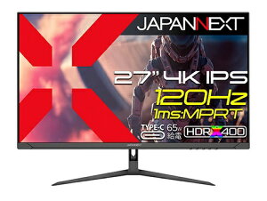 yGg[ōőSz|CgҌb10/5z JAPANNEXTbWplNXg USB-Cڑ Q[~Oj^[ JN-IPS27G120U-C6 [27^ /4K(3840×2160j /Ch /120Hz]