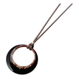 パール｜Pearl グラスホルダーネックレス レッド MHL-35