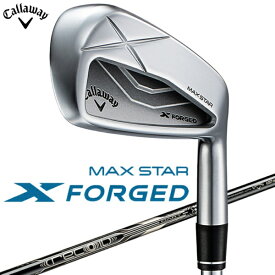 キャロウェイ｜Callaway アイアン 5本セット #6〜9、PW X FORGED MAX STARアイアン [RECOIL DART 6T for Callaway /ユニフレックス(UNI) /メンズ /右利き用]