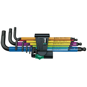 WERA�Ёb���F�� 950SPKL/9SMN�@�}���`�J���[�w�b�N�X�L�[�Z�b�g�@073593