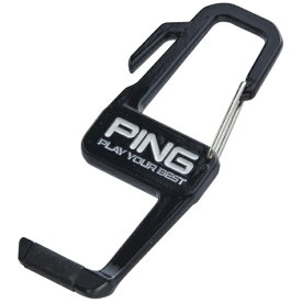 ピン｜PING AC-U2510 バッグハンガー ブラック 38614 [W3.8×H9.4×D0.7cm]