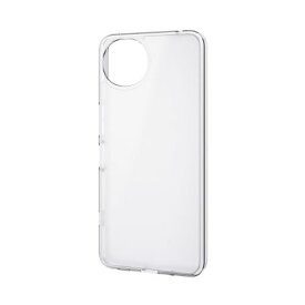 ELECOM｜エレコム AQUOS wish5 ( SH-52F ) ケース ハイブリッド カバー 衝撃吸収 カメラレンズ保護設計 ストラップホール付 背面マット 指紋軽減 シルキークリア PM-S251HVCKMCR
