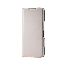 ELECOM｜エレコム AQUOS wish5 ( SH-52F ) ケース レザー カバー 手帳型 マグネット フラップ 衝撃吸収 ストラップホール付 スタンド機能付 グレージュ PM-S251PLFY3GB