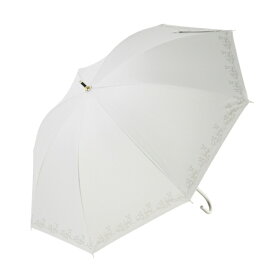 小川｜Ogawa 日傘 長傘 ゴールドフラワー ホワイト 25LD-50PS-1 WH [晴雨兼用傘 /レディース /50cm]