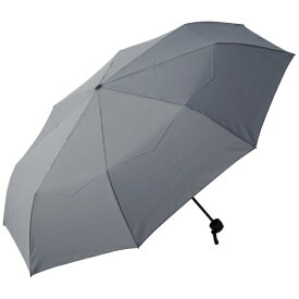 KIZAWA｜キザワ 雨傘 折りたたみ傘 たたみやすい！超軽量カーボン形状安定雨傘 wisp+ グレー FU020-MEX65I-grey [雨傘 /65cm]