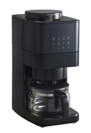 BRUNO｜ブルーノ コーン式ミル付き全自動コーヒーメーカー　BOE144-BK　BRUNO ブラック [全自動 /ミル付き]