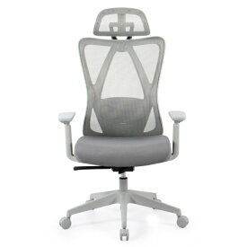 FlexiSpot｜フレキシ スポット オフィスチェア [W725xD675xH1145〜1295mm] C5 グレー C5G-Foam-JA 【メーカー直送・代金引換不可・時間指定・返品不可】