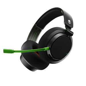 SKULLCANDY�b�X�J���L�����f�B �Q�[�~���O�w�b�h�Z�b�g SLYR Pro Wireless Black Green S6SCY-R080 [���C�����X�iBluetooth�{USB�j�{�L�� /���� /�w�b�h�o���h�^�C�v]