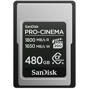 SanDiskbTfBXN CFexpressJ[h SanDisk PRO-CINEMA CFExpress Type-A card 480GB ubN SDCFEA-480G-JN4NN
