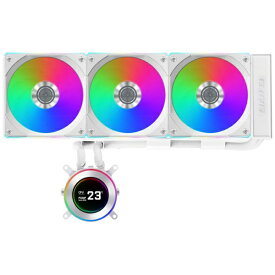 LIANLI｜リアンリ 水冷CPUクーラー 120mmファンx3 [LGA1851/1700・AM5/AM4] HydroShift II LCD-C 360CL ホワイト LL-HS2-LCD-360CL-WT