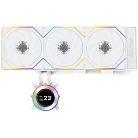 LIANLI｜リアンリ 水冷CPUクーラー 120mmファンx3 [LGA1851/1700・AM5/AM4] HydroShift II LCD-C 360TL ホワイト LL-HS2-LCD-360TL-WT
