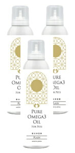 �q���\�t�B�[ Omega3Oil for pets plain 3�{�Z�b�g �q���\�t�B�[