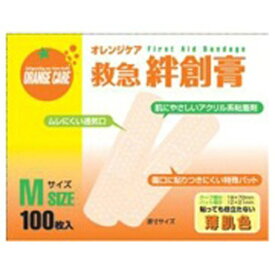 オレンジケア｜ORANGE CARE 【オレンジケア】絆創膏 Mサイズ100枚〔ばんそうこう〕【rb_pcp】