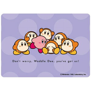 エンスカイ|ensky カービィ play with ワドルディ キャラクタースリーブ だいじょうぶだよ!(EN-1503)