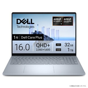 DELLbf m[gp\R Dell 16 Plus ACXu[ NCL76-FNC [16.0^ /Windows11 Home /AMD Ryzen AI 7 /F32GB /SSDF1TB /2025Năf]