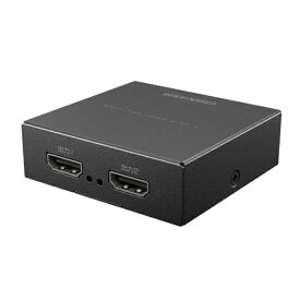 GREEN HOUSE｜グリーンハウス HDMIスプリッター 2ポート GH-HSPK2C-BK