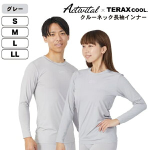 �A�N�e�B�o�C�^���bActivital �j�����p TERAXCOOL �e���b�N�X�N�[�� �M���˗⊴�����C���i�[ �O���[ TKL1004GR15 [���j�Z�b�N�X /LL�T�C�Y]