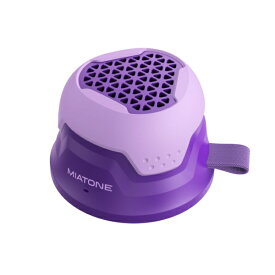 miatone ブルートゥーススピーカー MagRover パープル MGROVERP [防水 /Bluetooth対応]