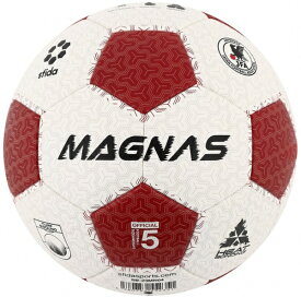 イミオ｜imio サッカーボール SFIDA (スフィーダ) MAGNAS 芝用 (5号球) White×Burgundy SB23MN04