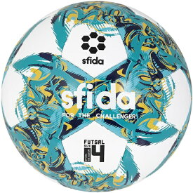 イミオ｜imio フットサルボール SFIDA (スフィーダ) INFINITO RIMBA (4号球) White×Turquoise SB23IR02