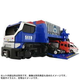 タカラトミー｜TAKARA TOMY トミカヒーローズ トミカ ジョブレイバー TJBDX 特殊移動基地 DX SEEDトランスポーター