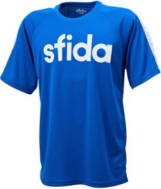イミオ｜imio メンズ SFIDA (スフィーダ) BPプラクティスシャツS/S LINE ブルー SA21816 [メンズ /Sサイズ]【返品交換不可】