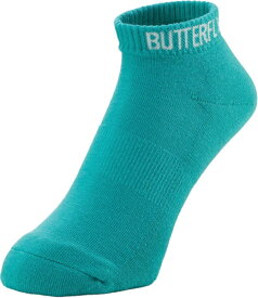 バタフライ｜BUTTERFLY 男女兼用 ショートカラー・ソックス3 ターコイズブルー 92520 [男女兼用 /Mサイズ]