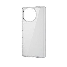 ELECOM｜エレコム AQUOS R10 ( SH-51F ) ケース ハイブリッド カバー 衝撃吸収 カメラレンズ保護設計 ストラップホール付 クリア PM-S252HVCKCR