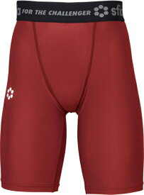 イミオ｜imio メンズ SFIDA (スフィーダ) BP コンプレッションベースレイヤーハーフタイツ レッド SA21828 [メンズ /Sサイズ]【返品交換不可】