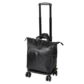 レップ｜REP レップ 4輪カート 横押し・バッグ単体使用OK レオパード ブラック REP560501