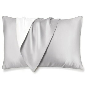 ユノキ 最上位ランク ( 6Aランク ) シルク 枕カバー ( 43×63cm ) パールグレー パールグレー DMYHXY43