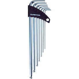 スーパーツール｜SUPER TOOL エクストラロングボールポイント六角棒レンチ（7本組）1.5~6mm　HKXB7S