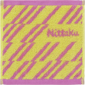 ニッタク｜Nittaku ストライプハンカチタオル イエロー NL-9288